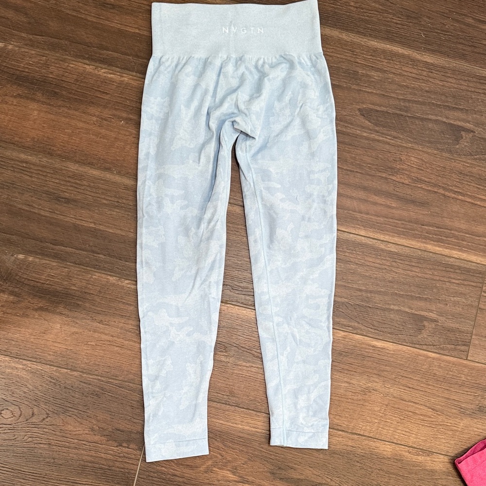 NVGTN Light Blue Camo Leggings